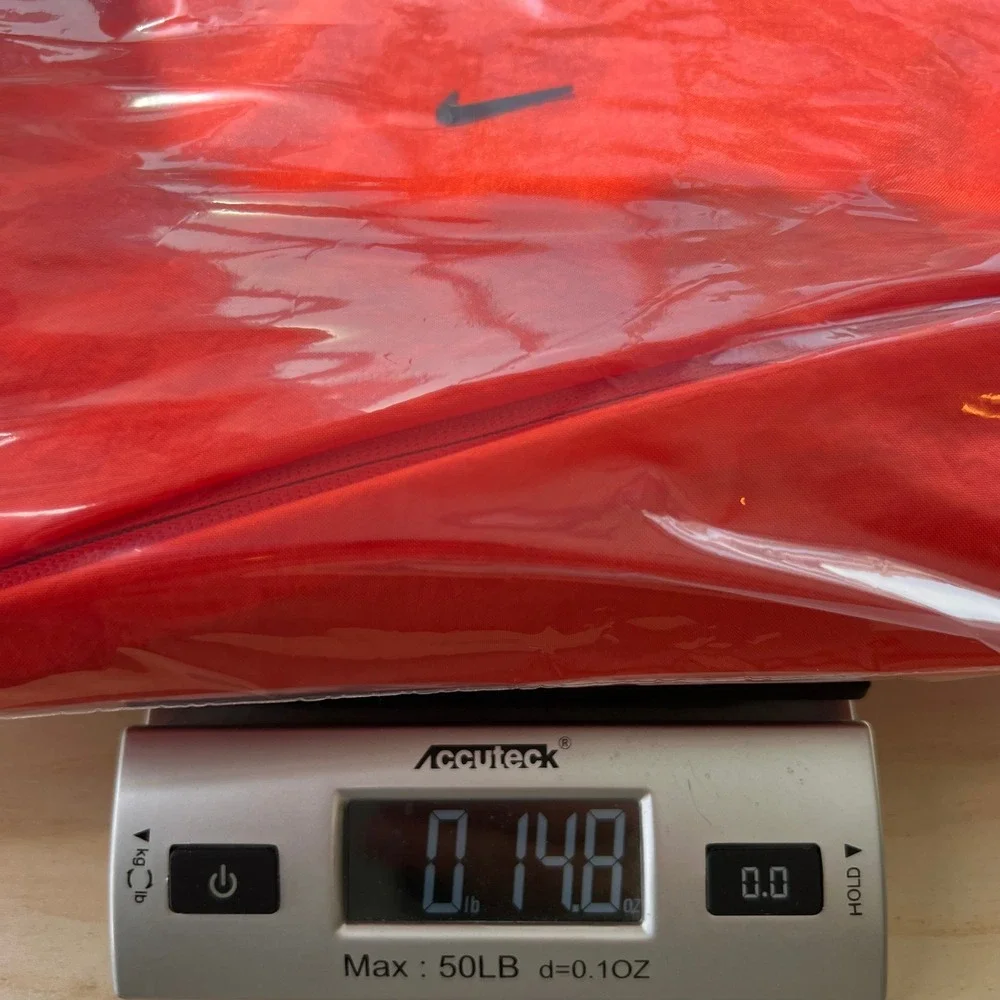 Nike Aura Backpack Nylon Sport Padded Straps 3D Swoosh Logo HF7007-633 Orange
